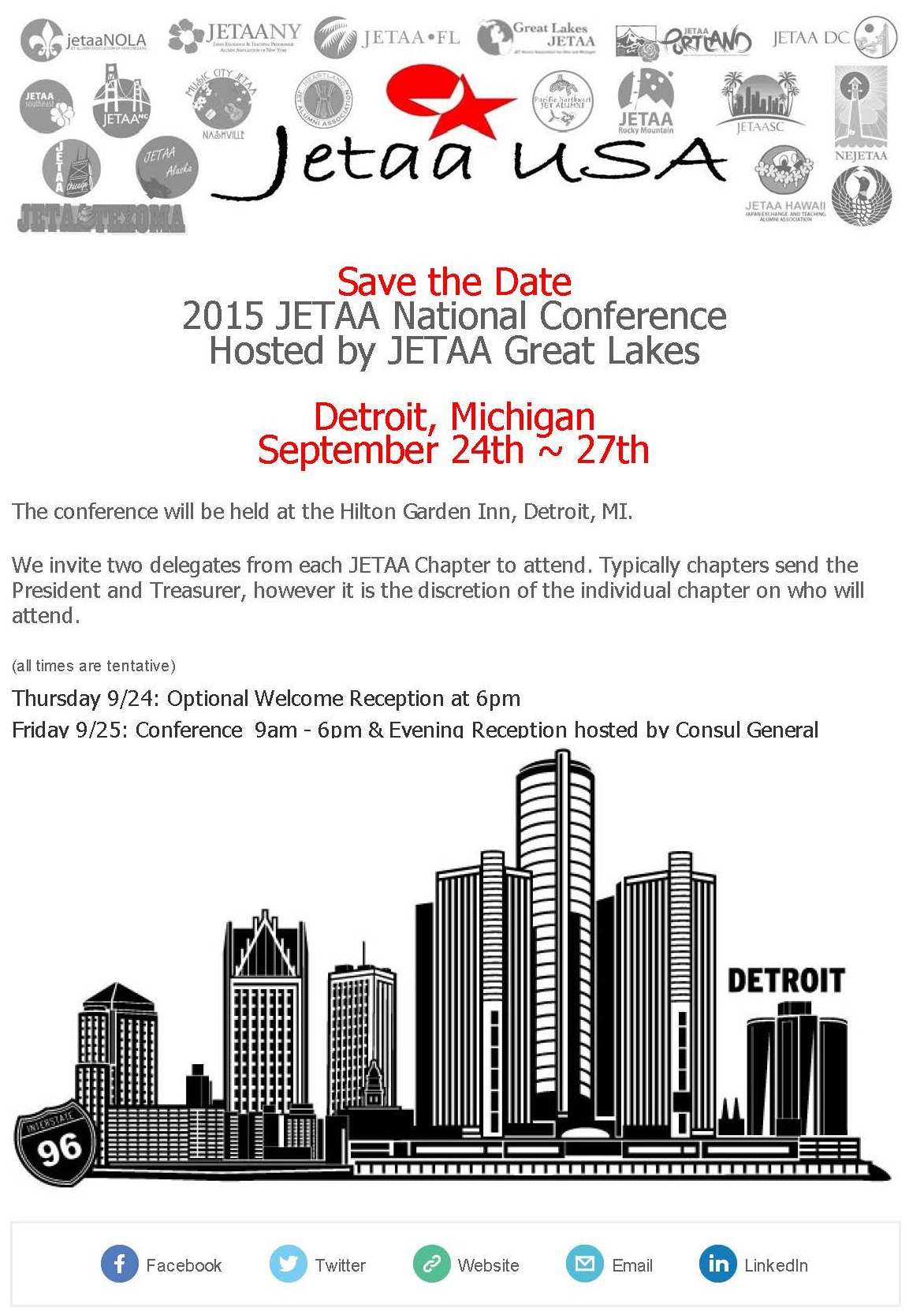 JETAA USA National Conference - SAVE THE DATE